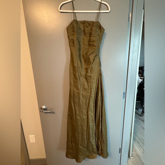 NWT Aje Clarice Draped Maxi Dress - Picture 3 of 8